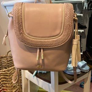 Light pink Brahmin backpack